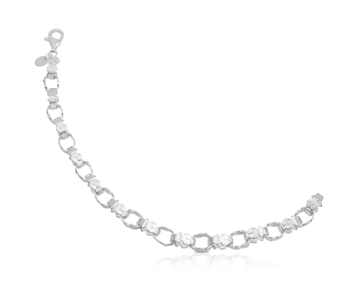 Pulsera de plata con eslabones ISADORA Bear
